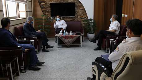  نشست معاون فنی و عملیات سازمان اورژانس کشور با رئیس دانشگاه علوم پزشکی استان سمنان 